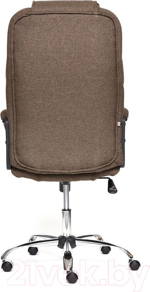 Изображение товара Кресло офисное Tetchair Bergamo ткань (хром/коричневый 3M7-147)