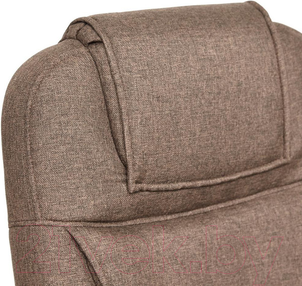 Изображение товара Кресло офисное Tetchair Bergamo ткань (хром/коричневый 3M7-147)