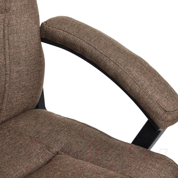 Изображение товара Кресло офисное Tetchair Bergamo ткань (хром/коричневый 3M7-147)