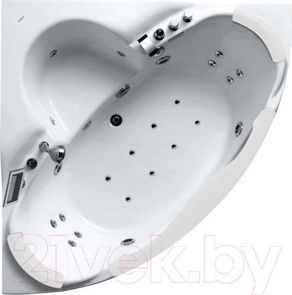 Изображение товара Ванна акриловая Gemy G9025 II K (с гидромассажем)