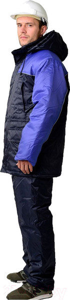 Изображение товара Костюм рабочий ТД Артекс Балтика утепленный (р-р 60-62/182-188, Оксфорд, синий/василек)