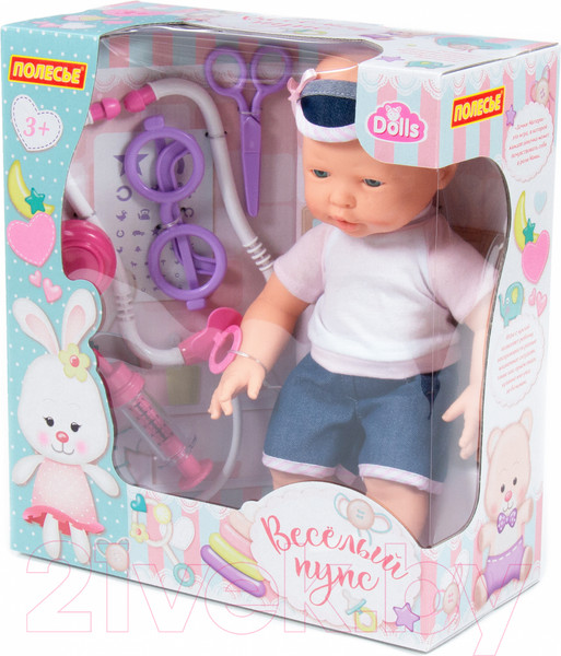 Изображение товара Пупс с аксессуарами Полесье Веселый / 78353