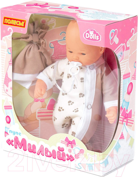 Изображение товара Пупс Полесье Милый с соской / 80448