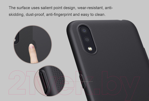 Изображение товара Чехол-накладка Nillkin Super Frosted Shield для Galaxy A01 (золото)