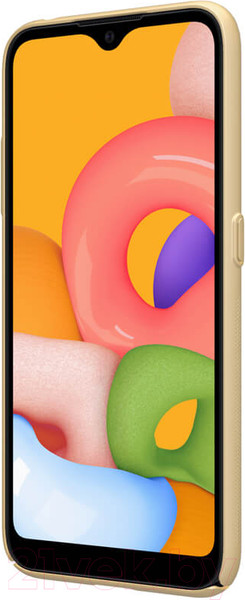 Изображение товара Чехол-накладка Nillkin Super Frosted Shield для Galaxy A01 (золото)