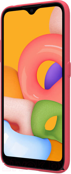 Изображение товара Чехол-накладка Nillkin Super Frosted Shield для Galaxy A01 (красный)