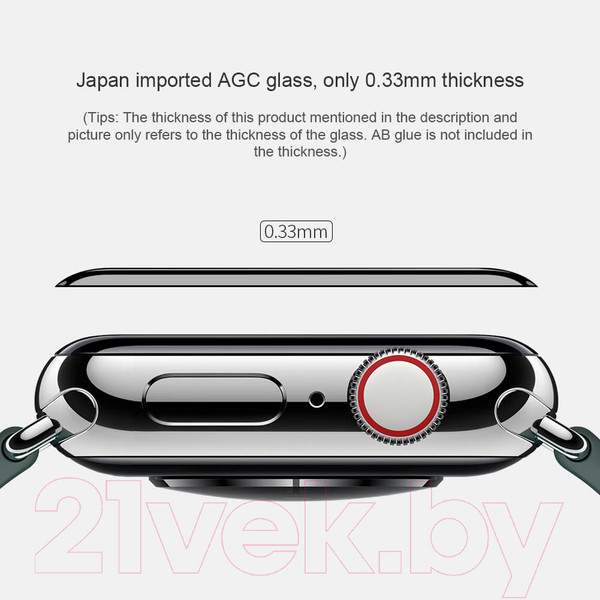 Изображение товара Защитное стекло для умных часов Nillkin 3D AW+ Series Full Coverage Watch Tempered Protective Film (для Watch 42мм)
