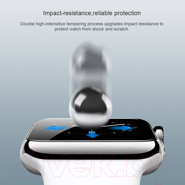 Изображение товара Защитное стекло для умных часов Nillkin 3D AW+ Series Full Coverage Watch Tempered Protective Film (для Watch 42мм)