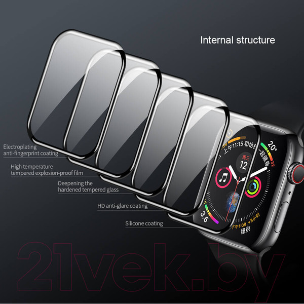 Изображение товара Защитное стекло для умных часов Nillkin 3D AW+ Series Full Coverage Watch Tempered Protective Film (для Watch 42мм)