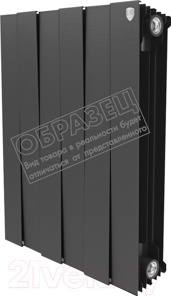 Изображение товара Радиатор биметаллический Royal Thermo PianoForte 500 Noir Sable (9 секций)