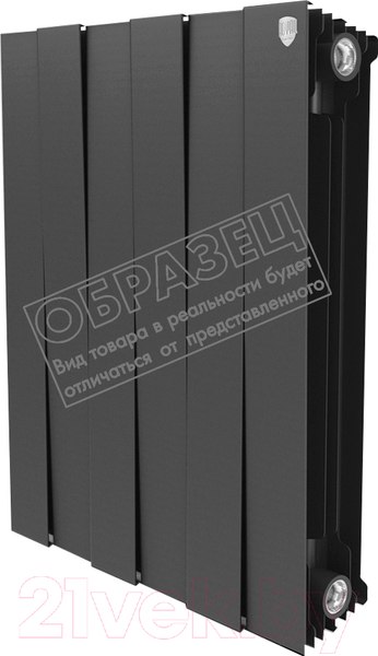 Изображение товара Радиатор биметаллический Royal Thermo PianoForte 500 Noir Sable (4 секции)