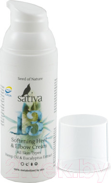 Изображение товара Крем для ног Sativa №13 смягчающий для пяток (50мл)