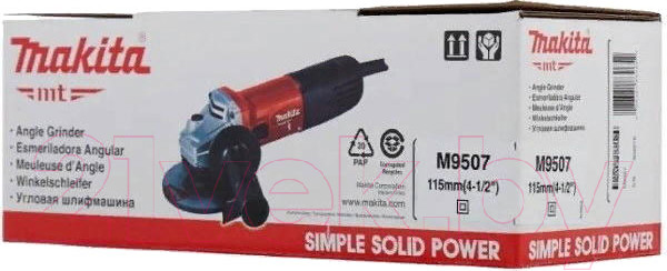 Изображение товара Угловая шлифовальная машина Makita M9507