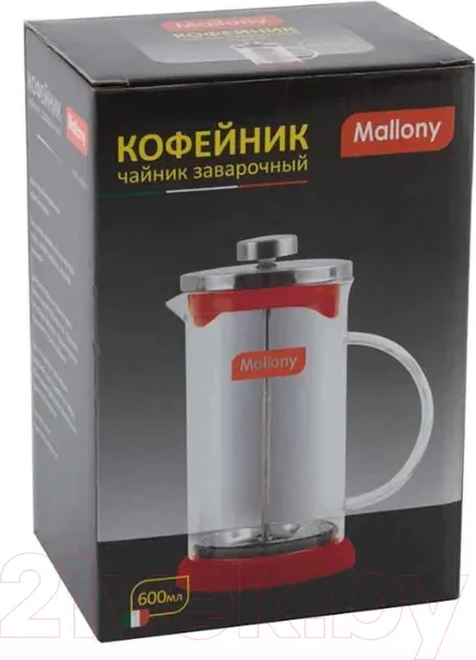 Изображение товара Френч-пресс Mallony Rubino 950070 (красный)