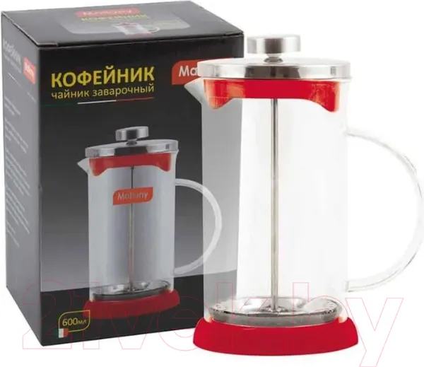 Изображение товара Френч-пресс Mallony Rubino 950070 (красный)