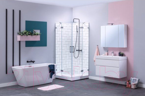 Изображение товара Тумба с умывальником Aquanet Бруклин 70 / 212597