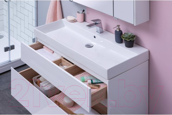 Изображение товара Тумба с умывальником Aquanet Бруклин 70 / 212597