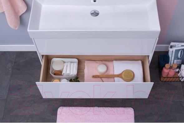 Изображение товара Тумба с умывальником Aquanet Бруклин 70 / 212597