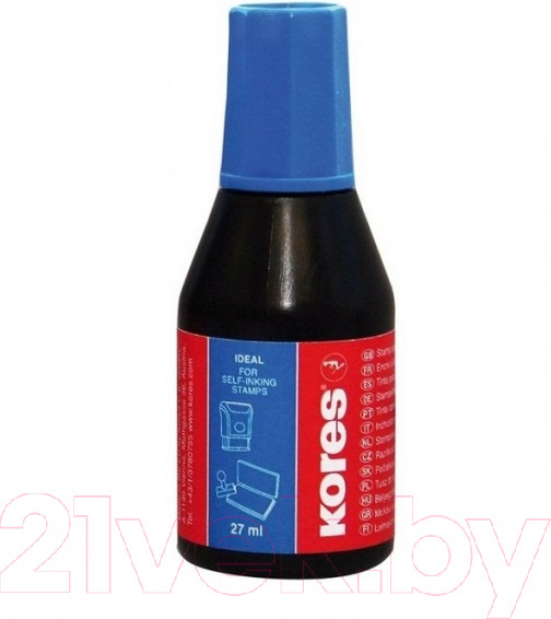 Изображение товара Краска штемпельная Kores 71308 (27мл, синий)