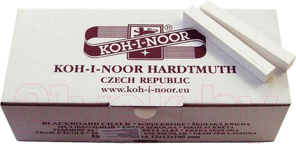 Изображение товара Набор мела канцелярского Koh-i-Noor 111502 (белый)