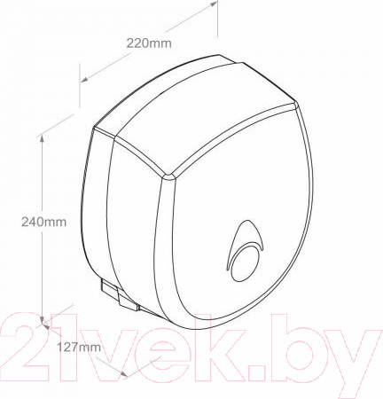 Изображение товара Диспенсер Merida Como Mini BCC201 (черный)
