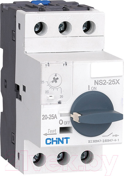 Изображение товара Пускатель магнитный Chint NS2-25X 1.6-2.5А (R) / 495182