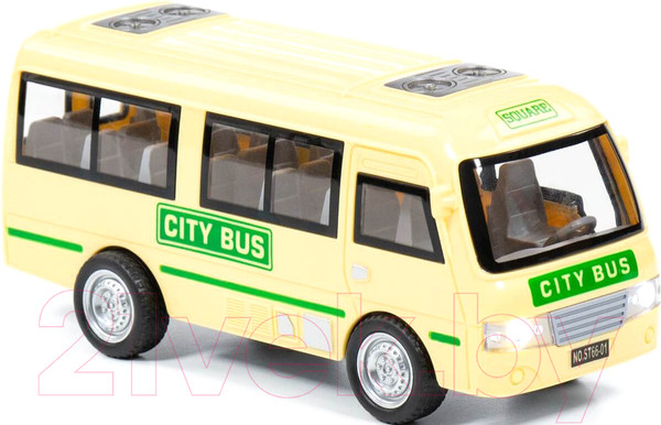 Изображение товара Автобус игрушечный Полесье Городской / 78964 (инерционный)
