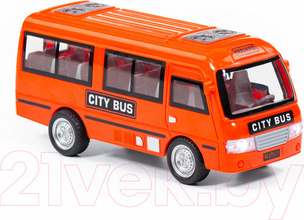 Изображение товара Автобус игрушечный Полесье Городской / 78964 (инерционный)