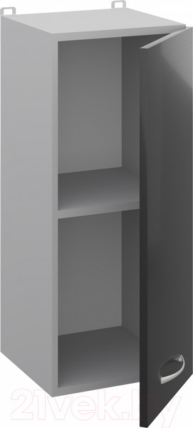 Изображение товара Шкаф навесной для кухни Кортекс-мебель Корнелия Лира ВШ30 (черный)