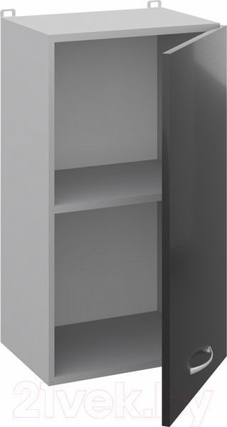 Изображение товара Шкаф навесной для кухни Кортекс-мебель Корнелия Лира ВШ40 (черный)