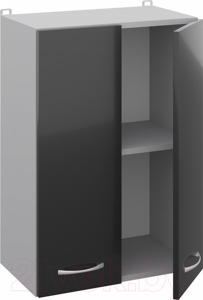 Изображение товара Шкаф навесной для кухни Кортекс-мебель Корнелия Лира ВШ50 (черный)