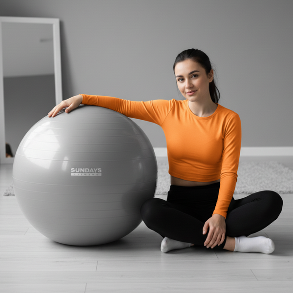 Изображение товара Фитбол гладкий Sundays Fitness IR97402-85 (серебристый)