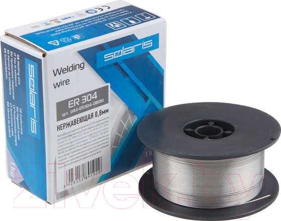 Изображение товара Проволока сварочная Solaris WM-ER304-08010