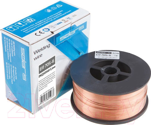 Изображение товара Проволока сварочная Solaris WM-ER70S6-10050