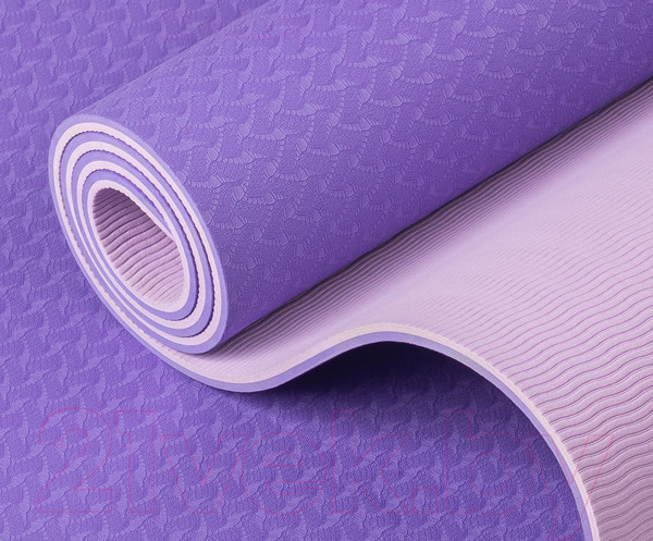 Изображение товара Коврик для йоги и фитнеса Sundays Fitness IR97503 (фиолетовый/сиреневый)