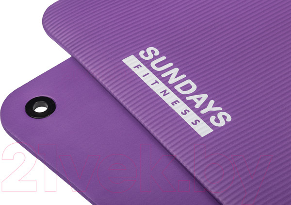 Изображение товара Коврик для йоги и фитнеса Sundays Fitness IR97506 (180x60x1см, фиолетовый)