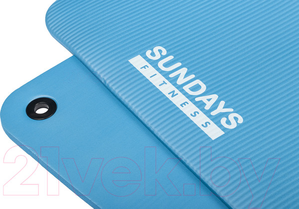 Изображение товара Коврик для йоги и фитнеса Sundays Fitness IR97506 (180x60x1.2см, голубой)