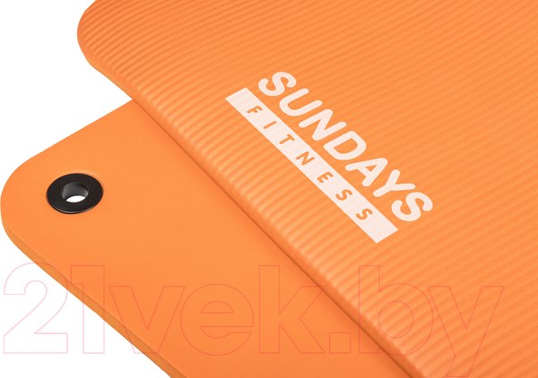 Изображение товара Коврик для йоги и фитнеса Sundays Fitness IR97506 (180x60x1.5см, оранжевый)