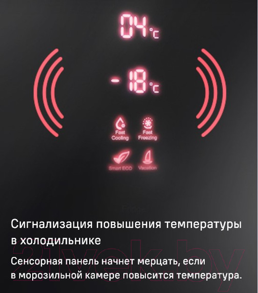 Изображение товара Холодильник с морозильником Maunfeld MFF 1857NFSB