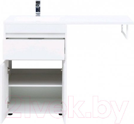 Изображение товара Тумба под умывальник Aquanet Токио 58 / 237745 (с ящиком)
