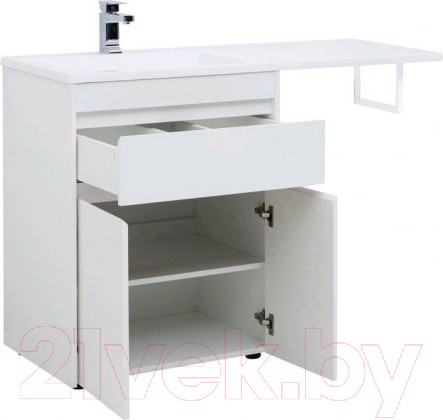 Изображение товара Тумба под умывальник Aquanet Токио 68 / 237746 (с ящиком)