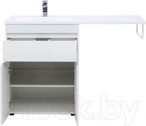 Изображение товара Тумба под умывальник Aquanet Токио 68 / 237746 (с ящиком)