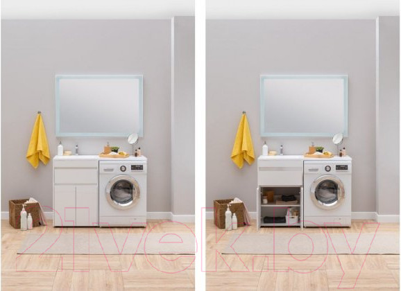 Изображение товара Тумба под умывальник Aquanet Токио 68 / 237746 (с ящиком)