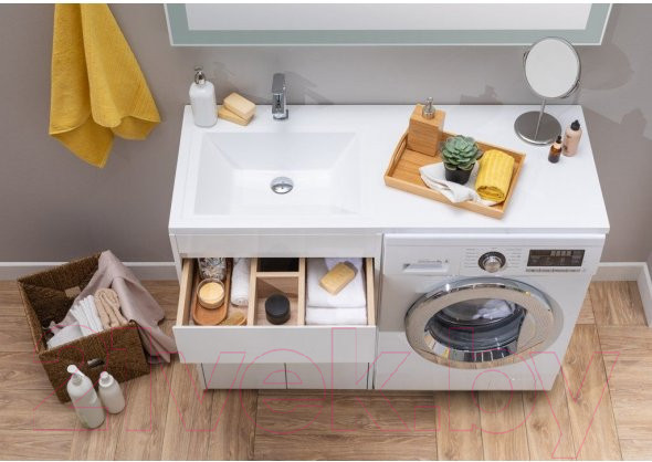 Изображение товара Тумба под умывальник Aquanet Токио 68 / 237746 (с ящиком)