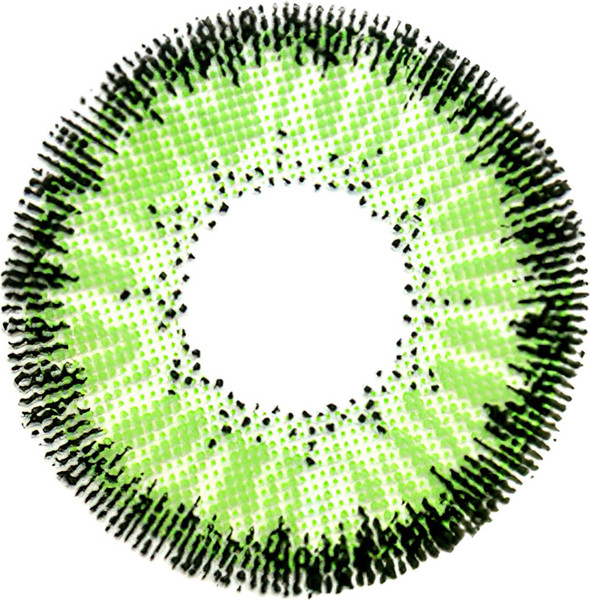 Изображение товара Комплект контактных линз Hera Classic Green Sph-0.00 (2шт)