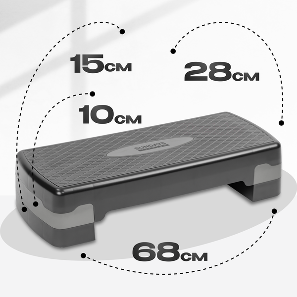 Изображение товара Степ-платформа Sundays Fitness IR97301 (черный/серый)