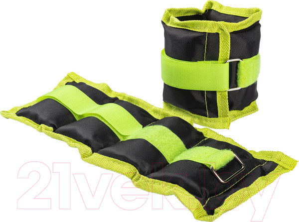 Изображение товара Комплект утяжелителей Sundays Fitness IR97812 (1кг, черный/зеленый)