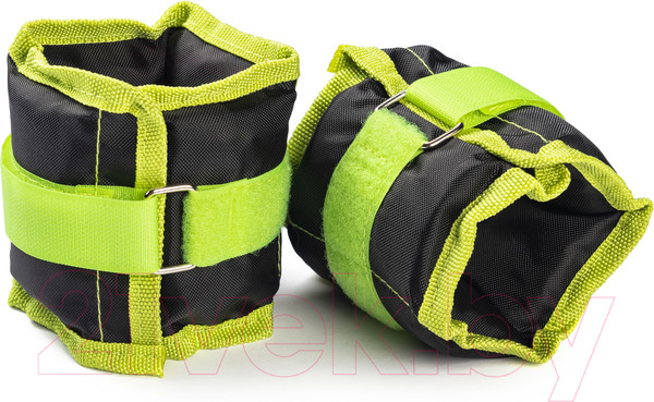 Изображение товара Комплект утяжелителей Sundays Fitness IR97812 (1кг, черный/зеленый)