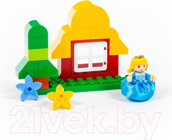 Изображение товара Конструктор Полесье Макси.Веселая принцесса / 77707 (70эл)