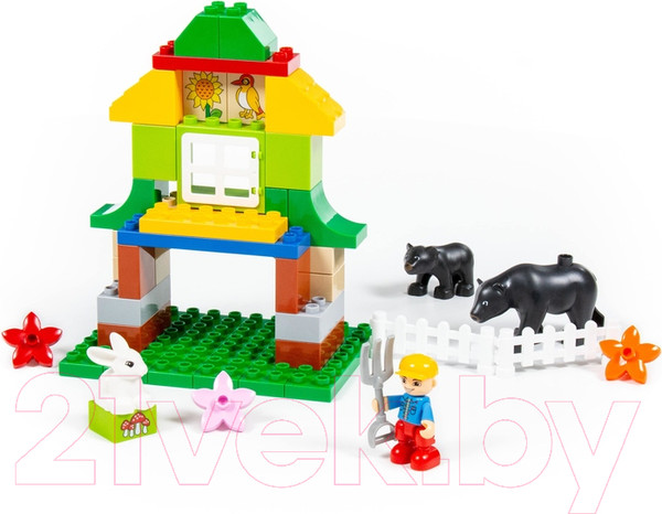 Изображение товара Конструктор Полесье Макси. Зоопарк / 77745